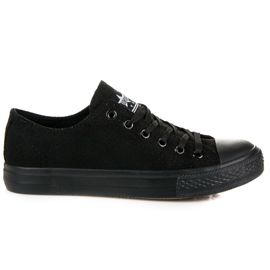 Zapatillas de ante negras negro Zapatillas de ante negras negro