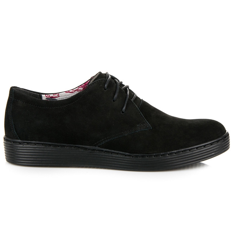 Vinceza Zapatos deportivos de cuero negro