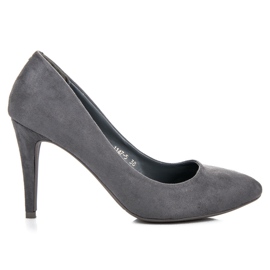 Vices Tacones de ante gris