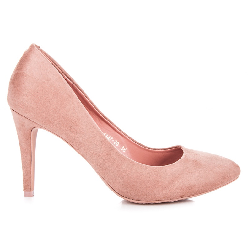 Vices Tacones de ante rosado