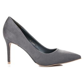 Vices Tacones de ante gris