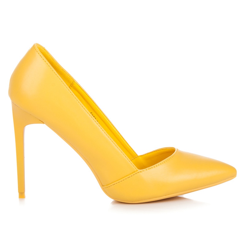 Elegantes tacones Vices amarillo