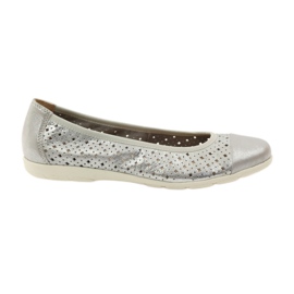 Bailarinas mujer Caprice 22151 piel gris