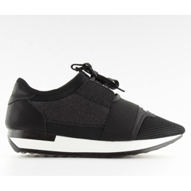 Negro K1x063 Zapatillas deportivas negras gris
