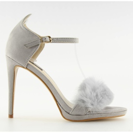 Sandalias en un gris L6120 gris