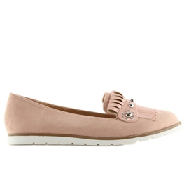 Pink DM30P Mocasines de mujer Pink rosado