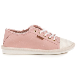 Seastar Zapatillas con cordones, alpargatas rosa