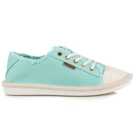 Seastar Zapatillas con cordones, alpargatas verde