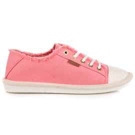Seastar Zapatillas con cordones, alpargatas rosa
