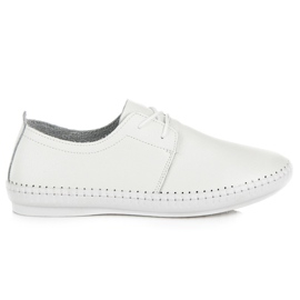 Vinceza Zapatillas ligeras atadas blanco