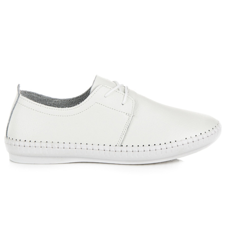 Vinceza Zapatillas ligeras atadas blanco