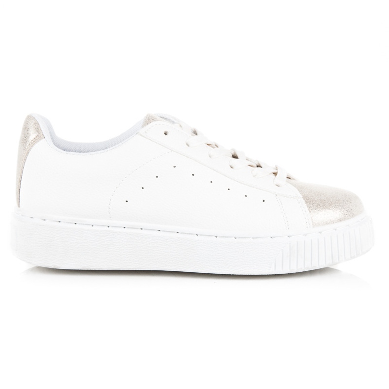 Zapatillas deportivas con estampado de serpiente blanco Zapatillas deportivas con estampado de serpiente blanco