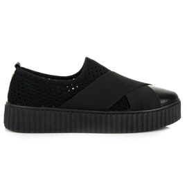 Seastar zapatillas creepers caladas negro