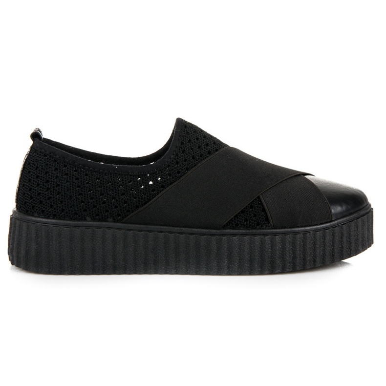 Seastar zapatillas creepers caladas negro Seastar zapatillas creepers caladas negro