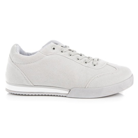 Vices Zapatos deportivos de gamuza gris