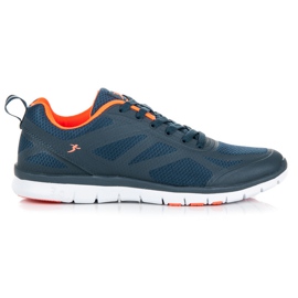 Zapatillas cómodas para correr naranja azul marino Zapatillas cómodas para correr naranja azul marino