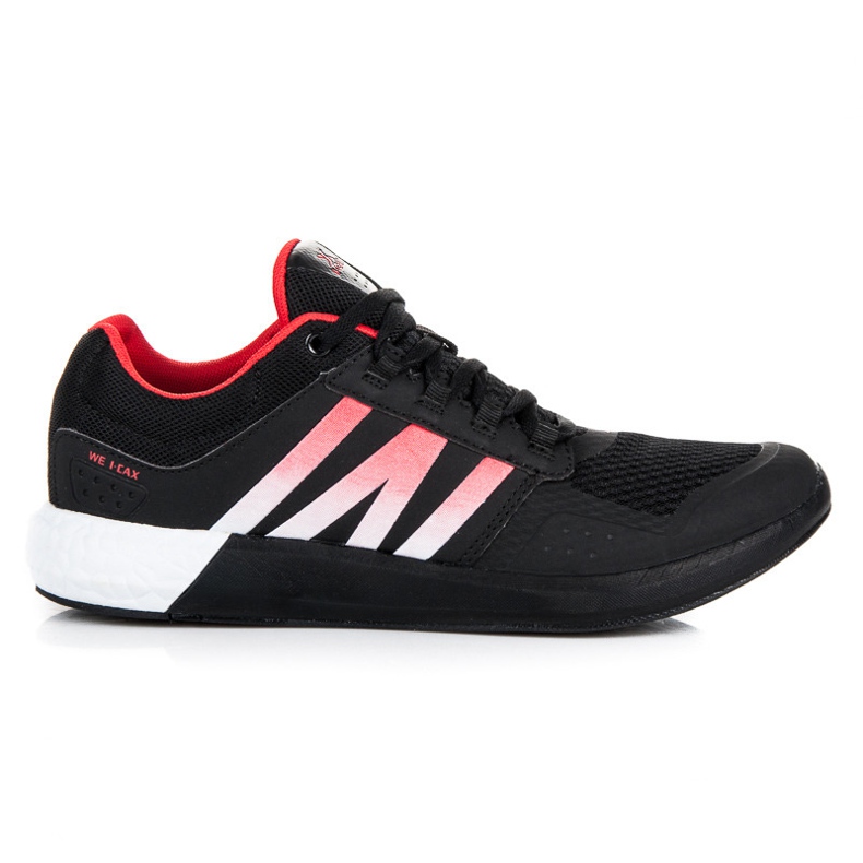 Zapatos deportivos con cordones negro