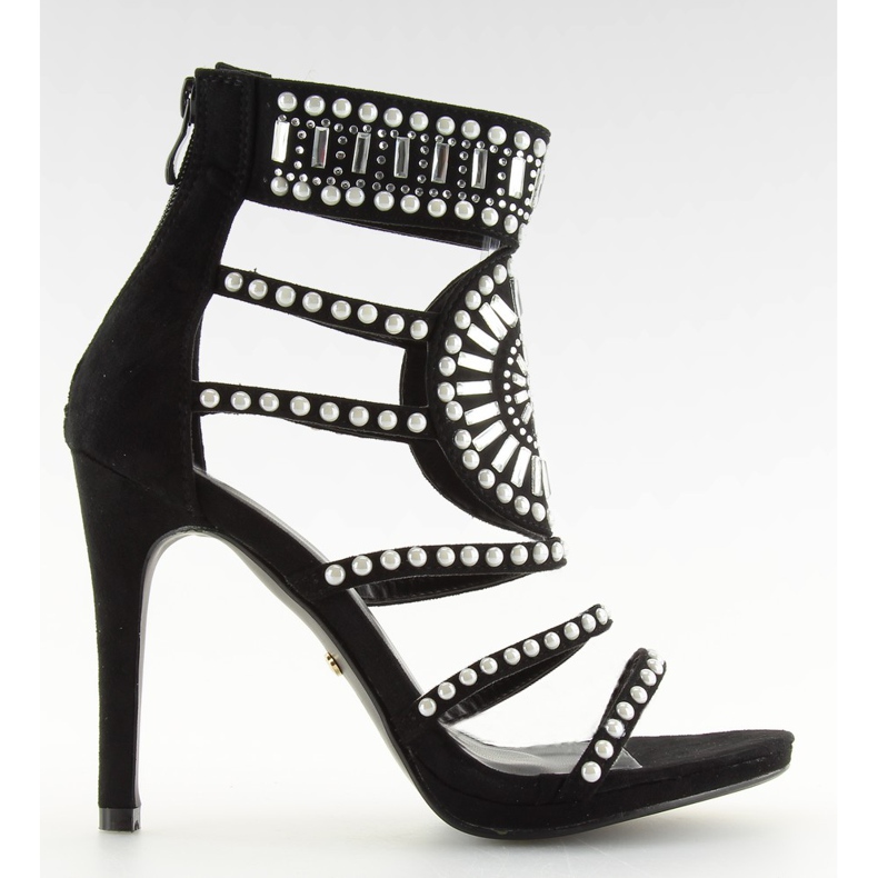 Sandalias gladiadoras negras GH-2776 negro