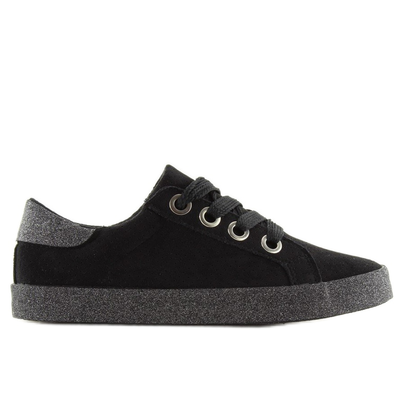 Deportivas negras de mujer AK03P Negro gris