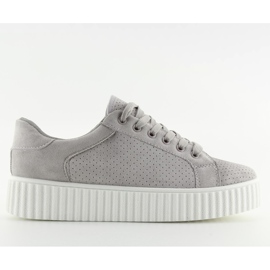 Grey AX02 zapatillas creepers grises