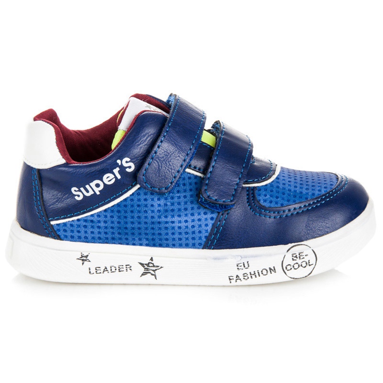 American Club Zapatillas Con Velcro azul