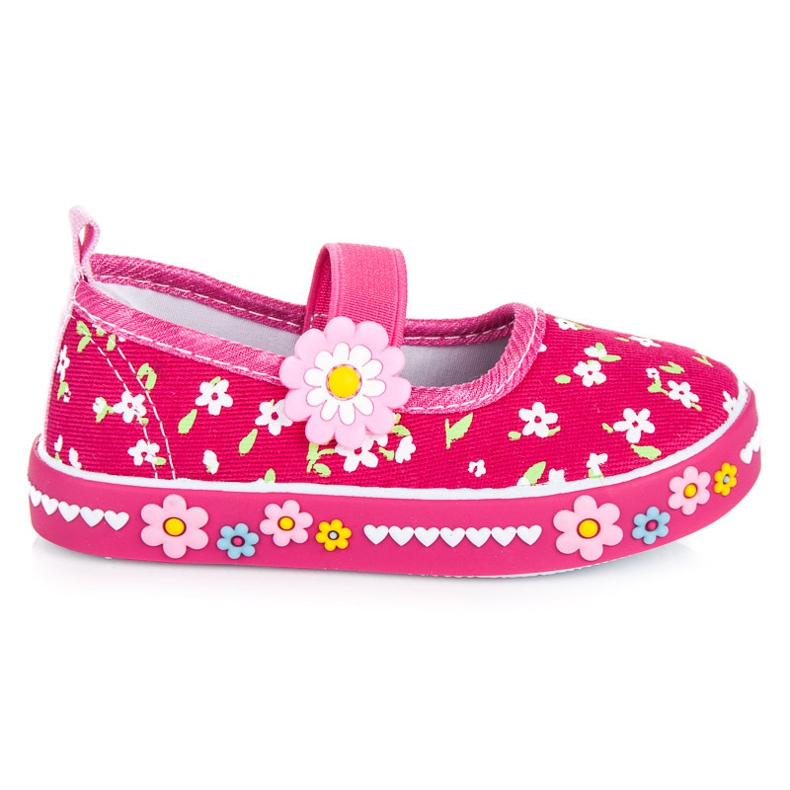 American Club zapatos de jardín de infantes rosado