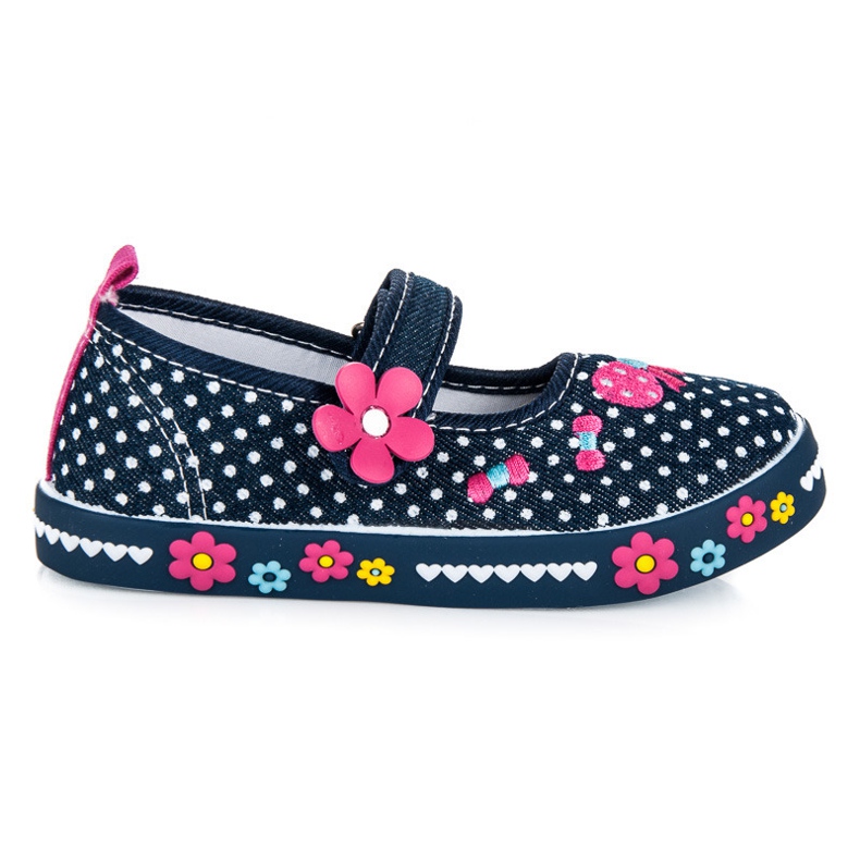 American Club Botines velcros azul marino