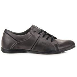 Polbut Zapatos de cuero anudados gris Polbut Zapatos de cuero anudados gris