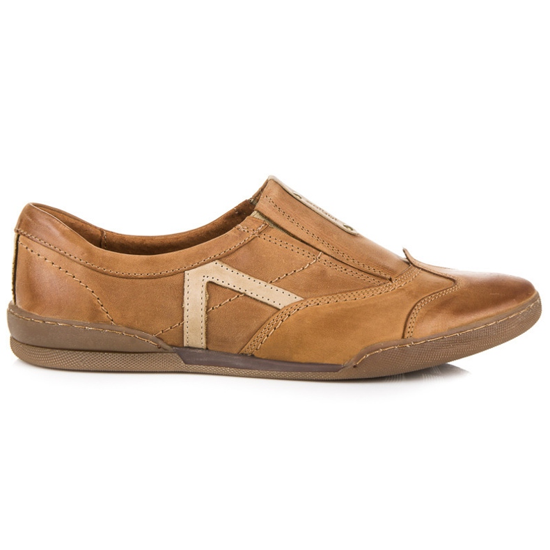 Polbut Deslizarse en los zapatos marrón