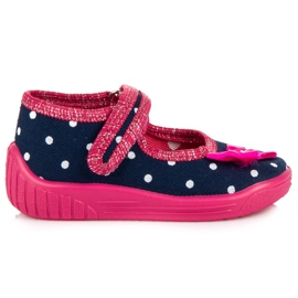 Pantuflas Raweks lunares azul