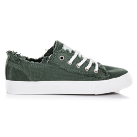 Zapatillas verde oscuro