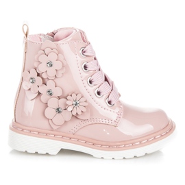 American Club Zapatos americanos de cordones. rosado