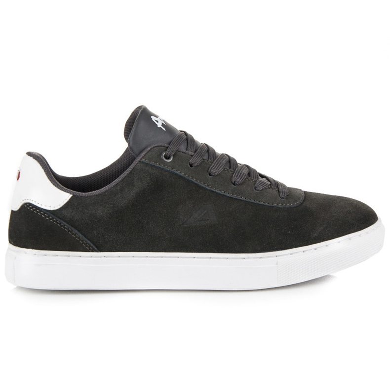 American Club Deportivas americanas de piel gris