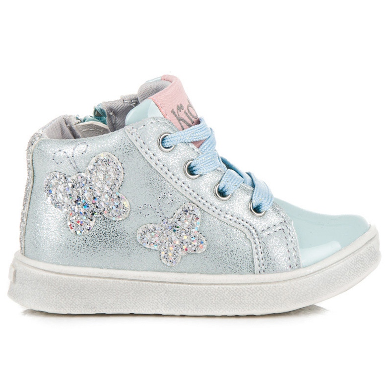 Zapatillas American Club Con Mariposas azul