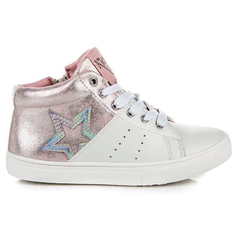 Zapatillas American club con cremallera blanco