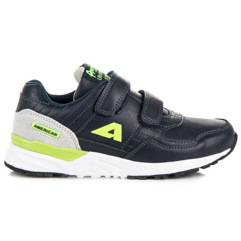 American Club Zapatos de velcro club americano azul