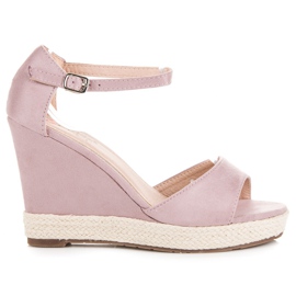 Seastar Sandalias cuña ante violeta