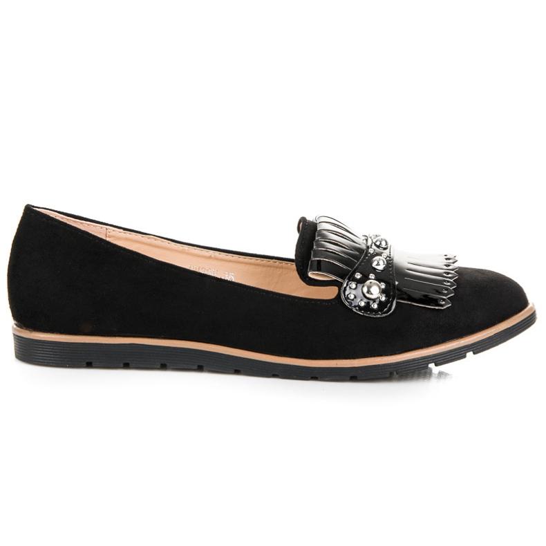 Seastar Mocasines Ante Flecos negro
