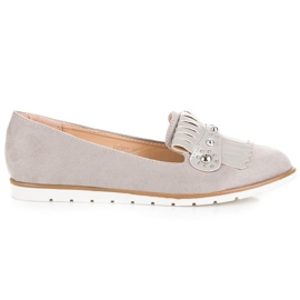 Seastar Mocasines Ante Flecos gris