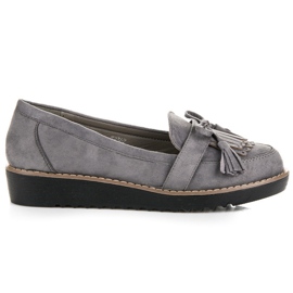 Seastar Mocasines con flecos gris Seastar Mocasines con flecos gris