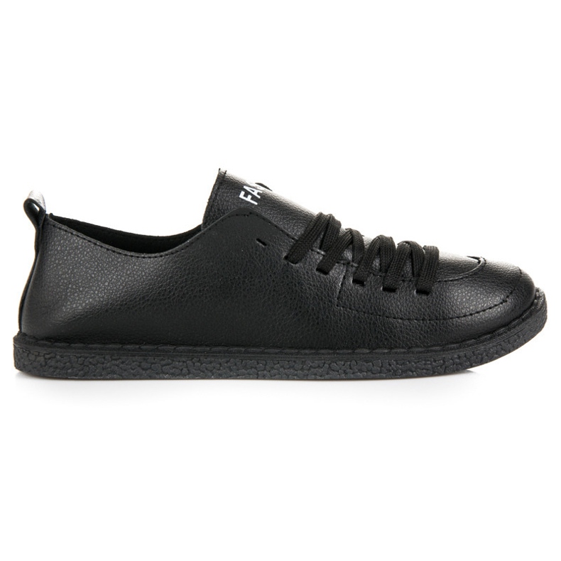 Seastar Zapatillas negras con cordones negro Seastar Zapatillas negras con cordones negro