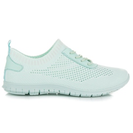 Muto Zapatillas deportivas ligeras caladas verde