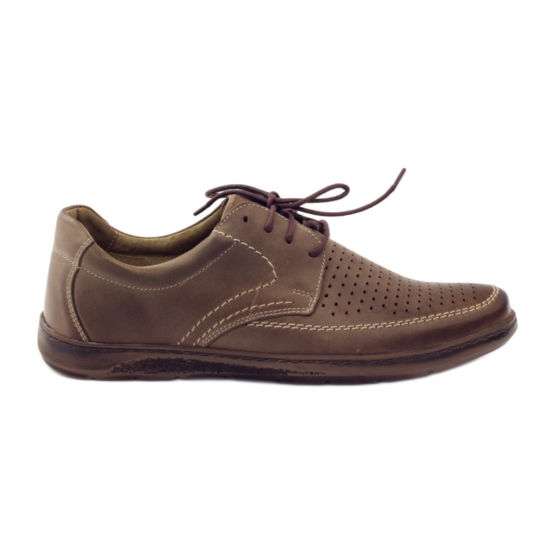 Zapatos de hombre Riko, zapatos perforados 848 marrón Zapatos de hombre Riko, zapatos perforados 848 marrón
