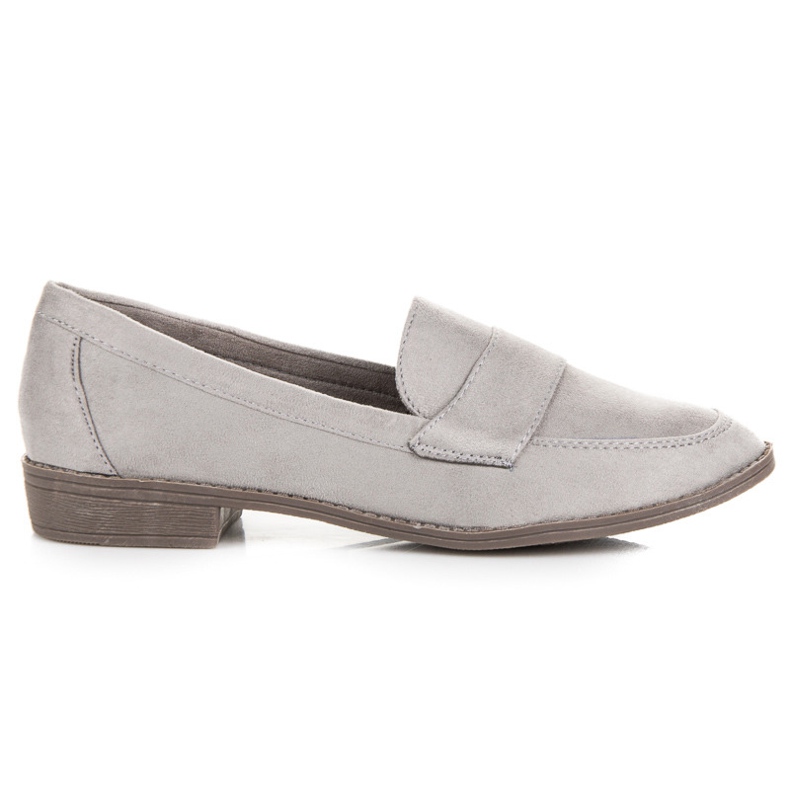 Comer Mocasines de ante gris
