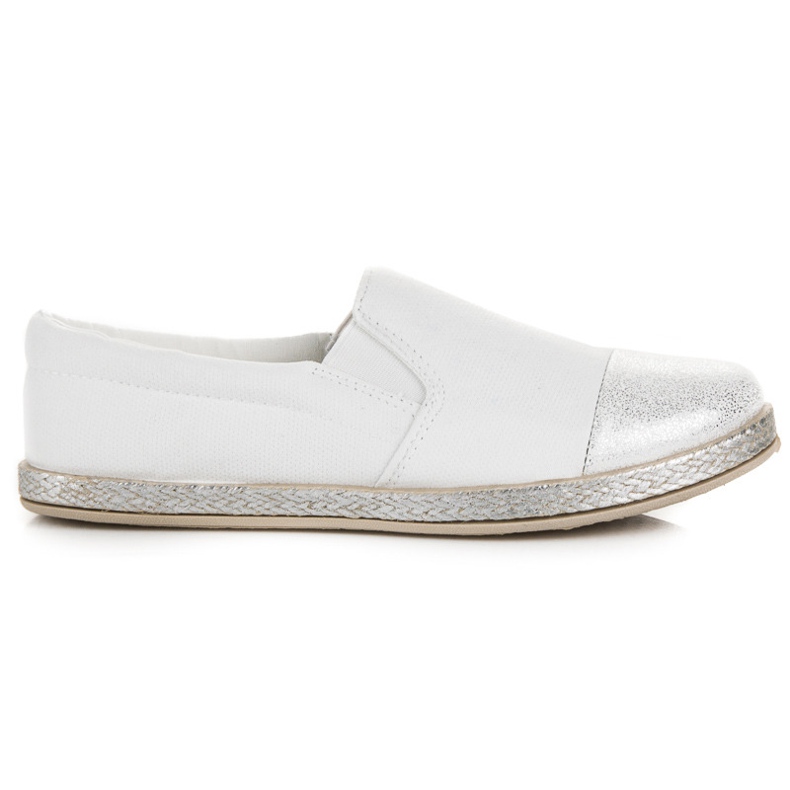 Mtt Sport Alpargatas blancas sin cordones blanco