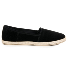 New Tlck Slipons de gamuza negro