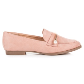 Seastar Mocasines con Perlas rosado