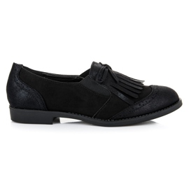 Bestelle Mocasines negros con lazo Bestelle Mocasines negros con lazo