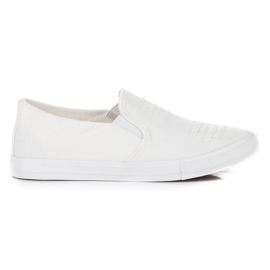 Seastar Zapatillas blancas sin cordones blanco