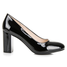 Lucky Shoes Salón lacado negro